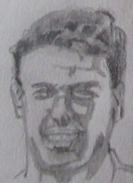 Billy Bingham drawing by Paul Rance
