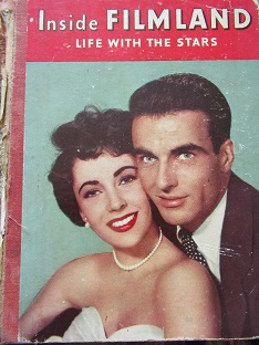 Elizabeth Taylor and Montgomery Clift on the cover of Inside Filmland