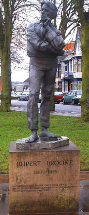 Rupert Brooke Statue In Rugby