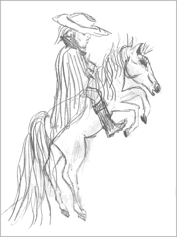 Nightwatch - Drawing By Francesca Heaney